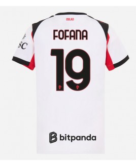 Günstige AC Milan Youssouf Fofana #19 Auswärtstrikot Damen 2025-26 Kurzarm
